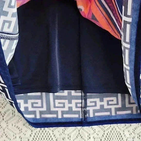 Laundry by shelli segal High Neck Sleeveless Printed Mini Dress 4 - Picture 5 of 9